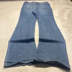 Refuge Denim Austin Low Rise Flare Jeans Blue Womens Size 9 Medium Wash Stretch